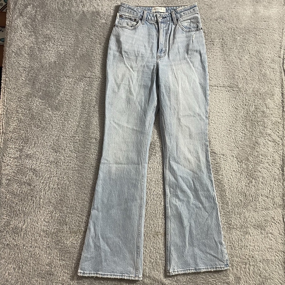 Abercrombie & Fitch Light Blue Flare Jeans
